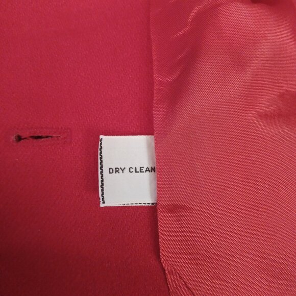 Vtg Jack Winter Red Wool Blend Blazer Size 8 | Academia Preppy Career Jacket - Picture 10 of 16